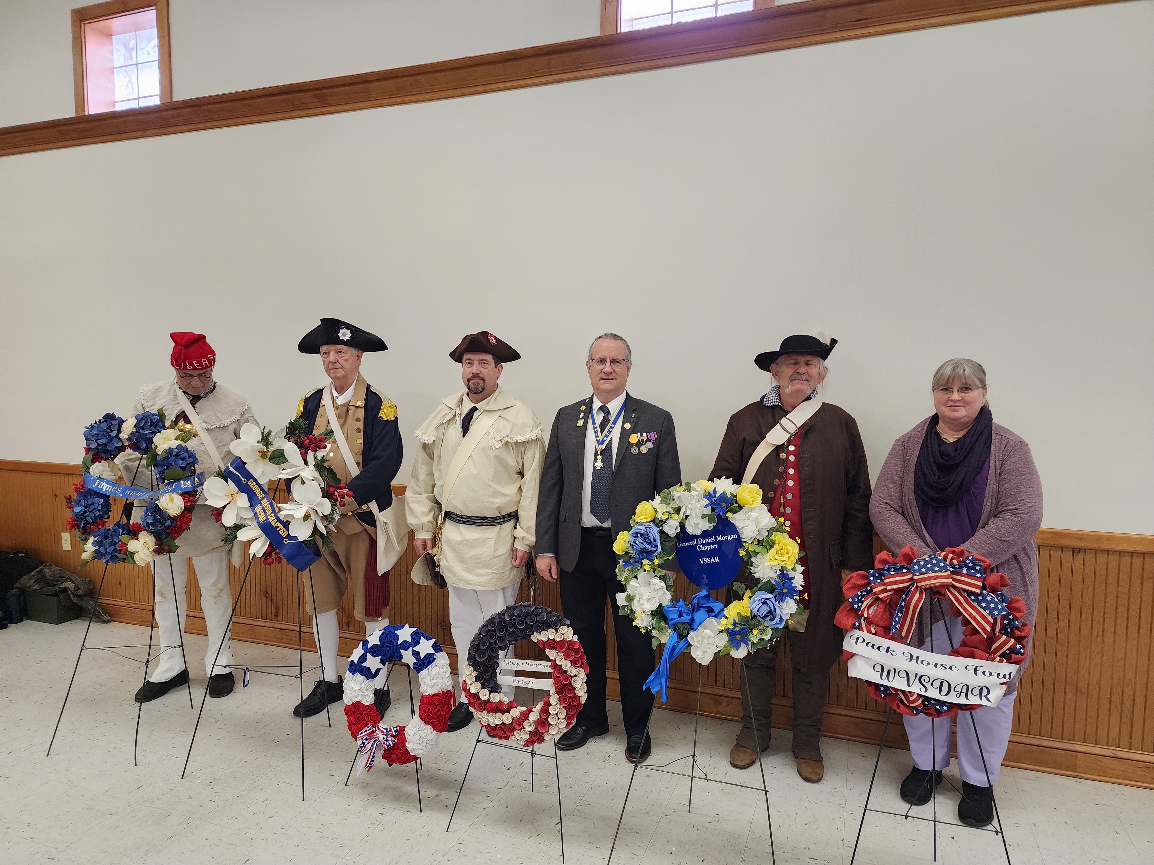 Battle of Cowpens' commemoration participants