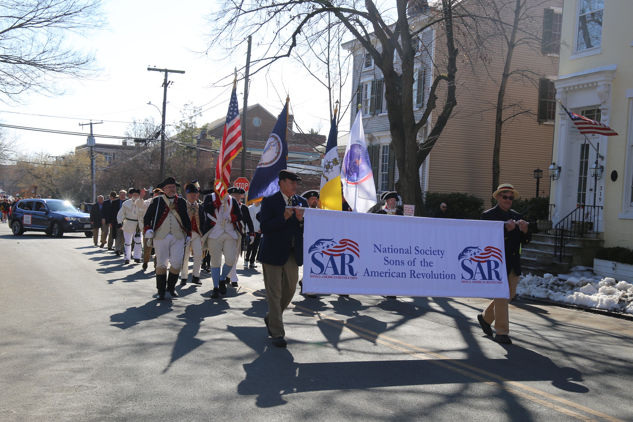SAR unit marching at 2026 George Washington Celebration Parade