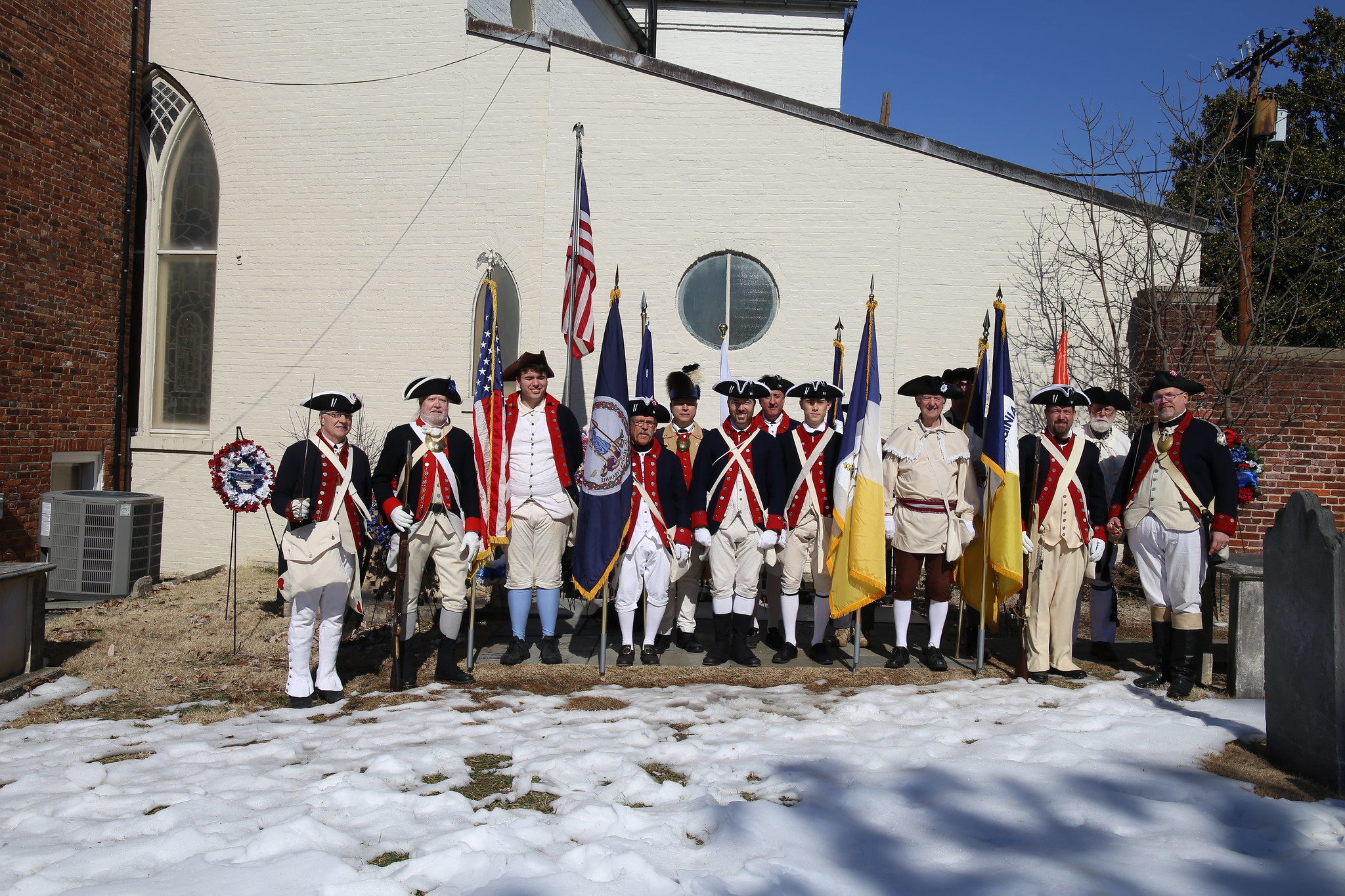 Virginia SAR Color Guard presents the colors