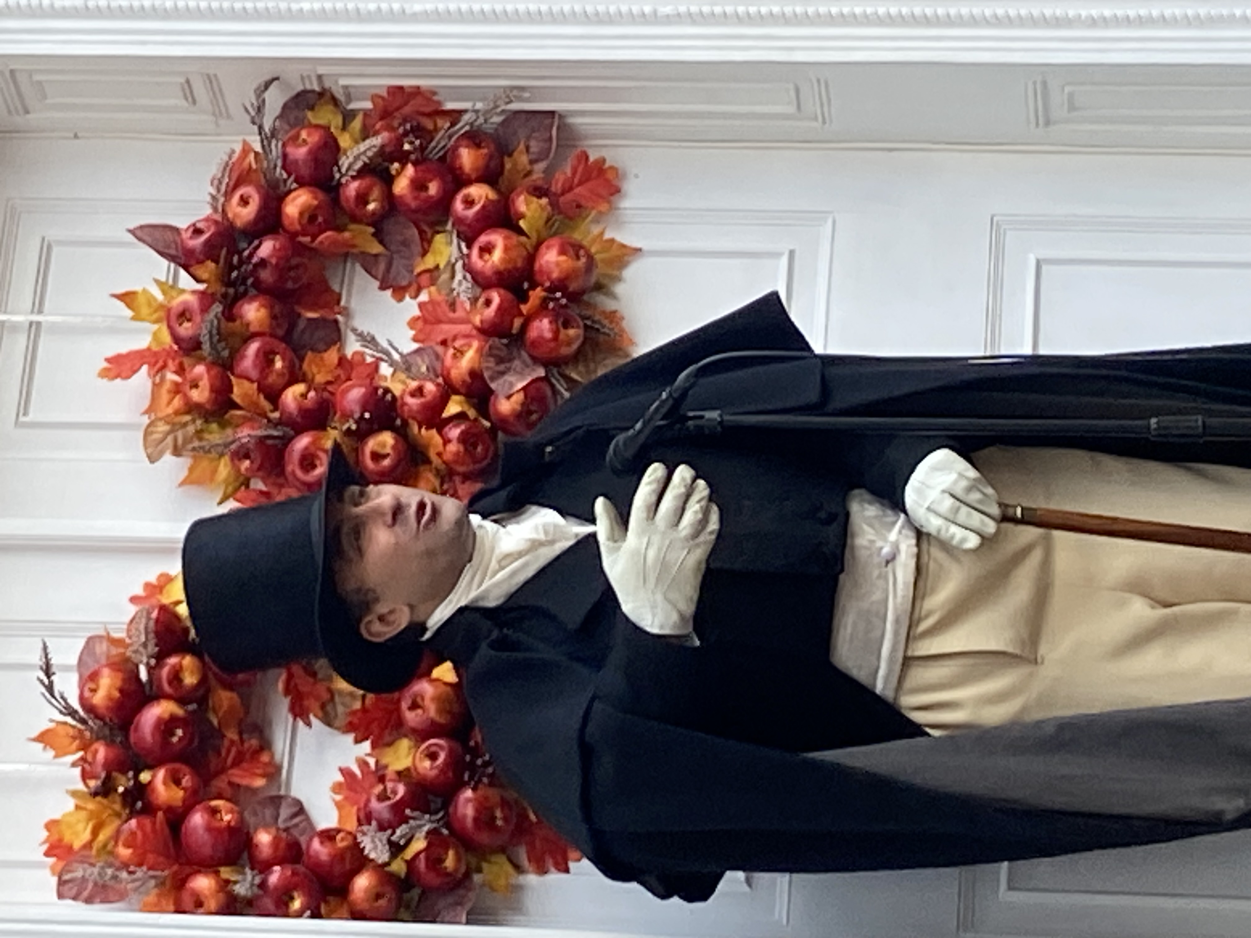 Lafayette portrayed by Ben Goldman recounts his stay in Alexandria, Virginia