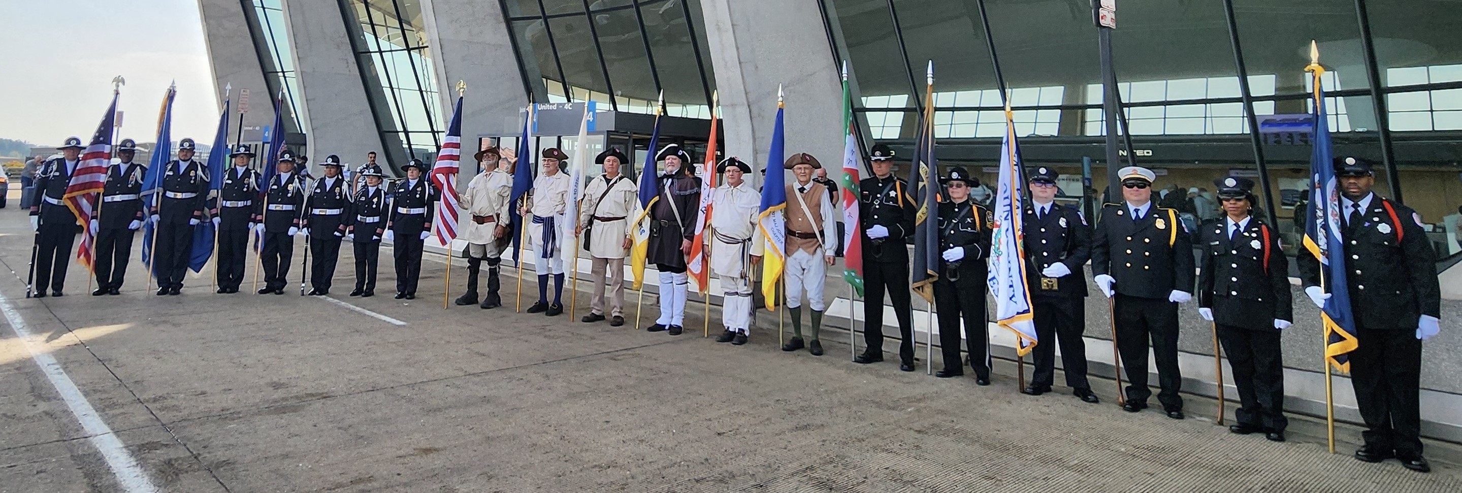 Integrated Honor Guard at Dulles International Airport