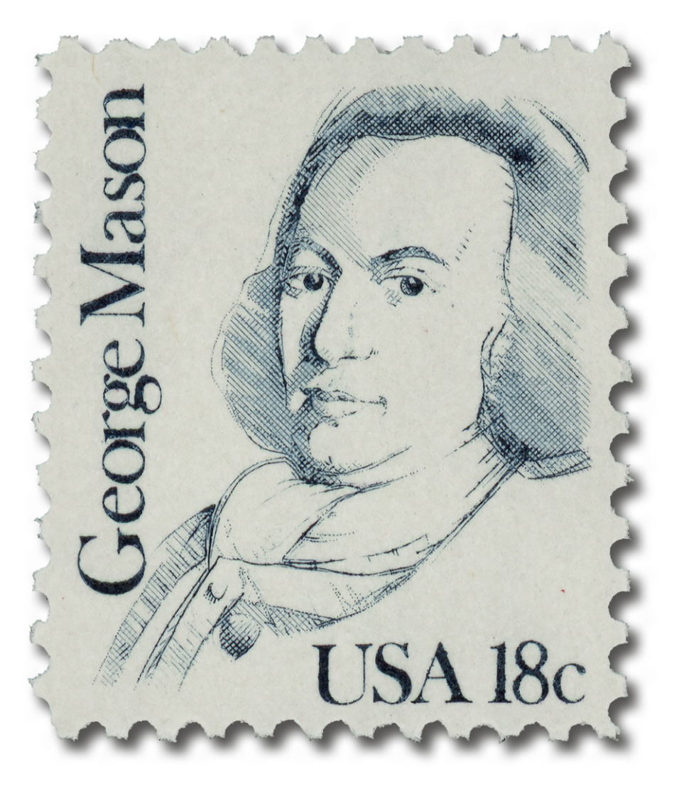 1981 Postal Stamp of George Mason