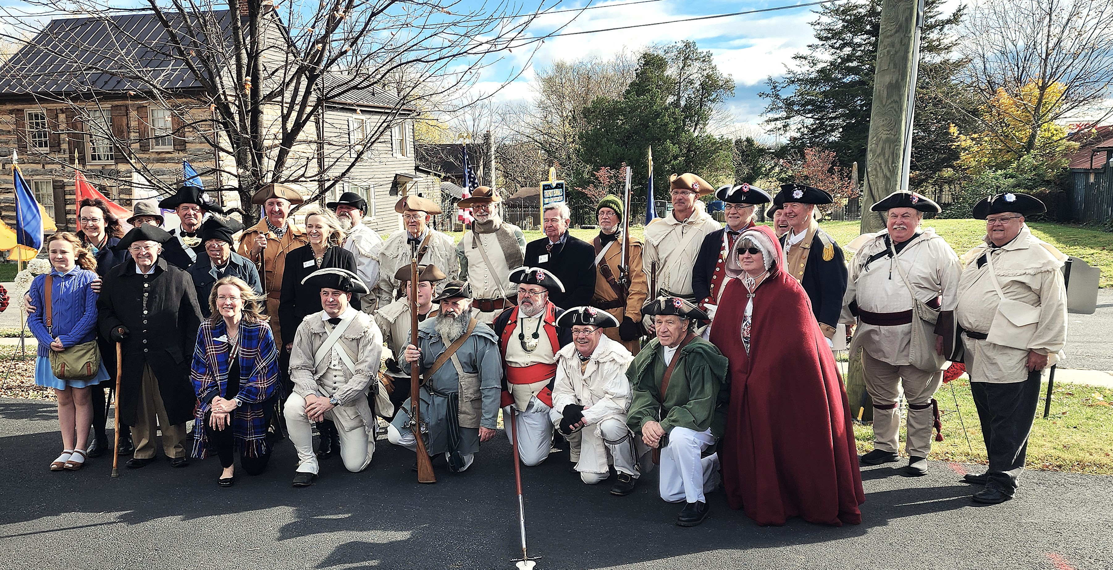 Group photo of participants at Pomeroy marker dedication