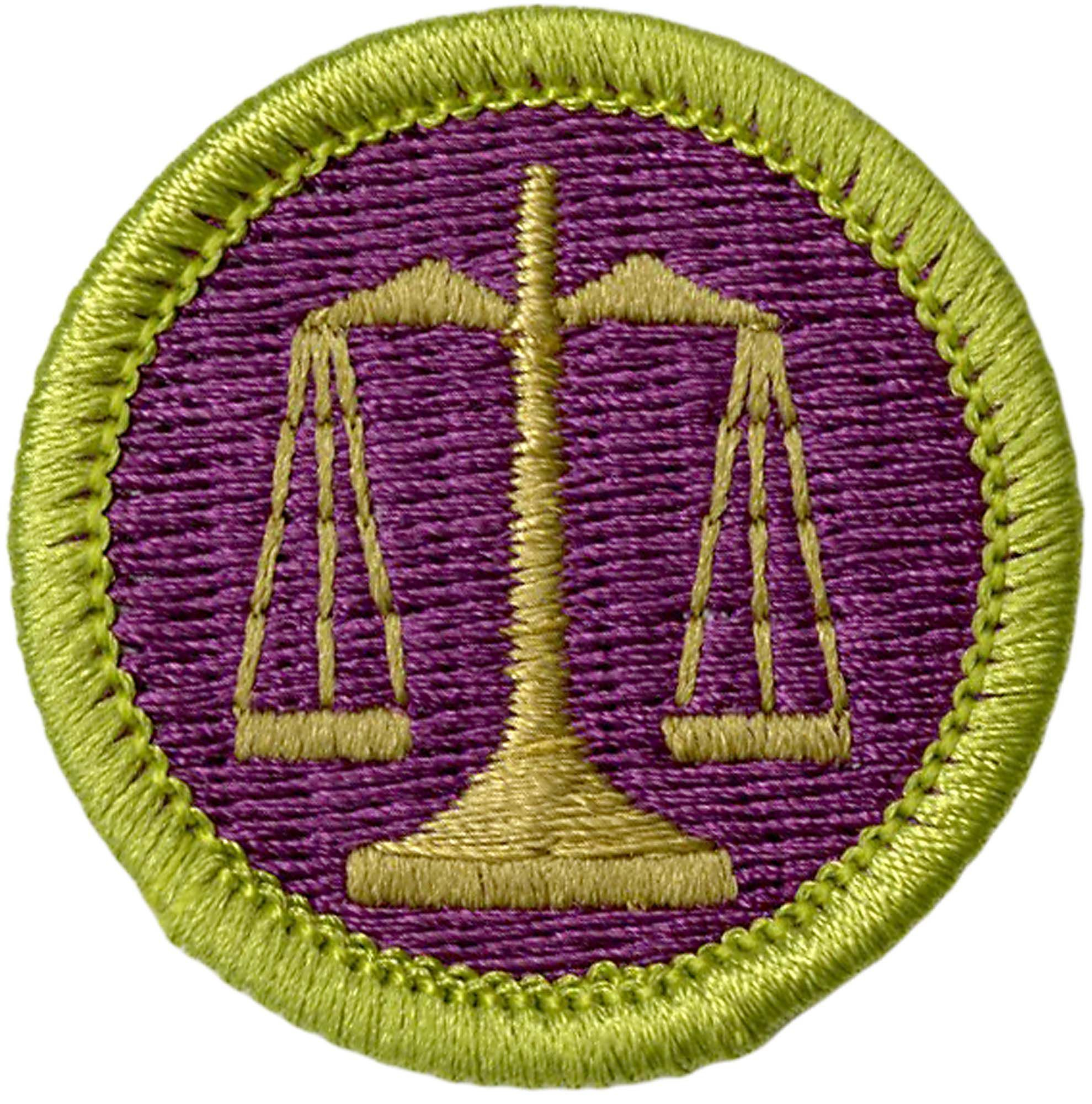 Scouting America Law Merit Badge Patch