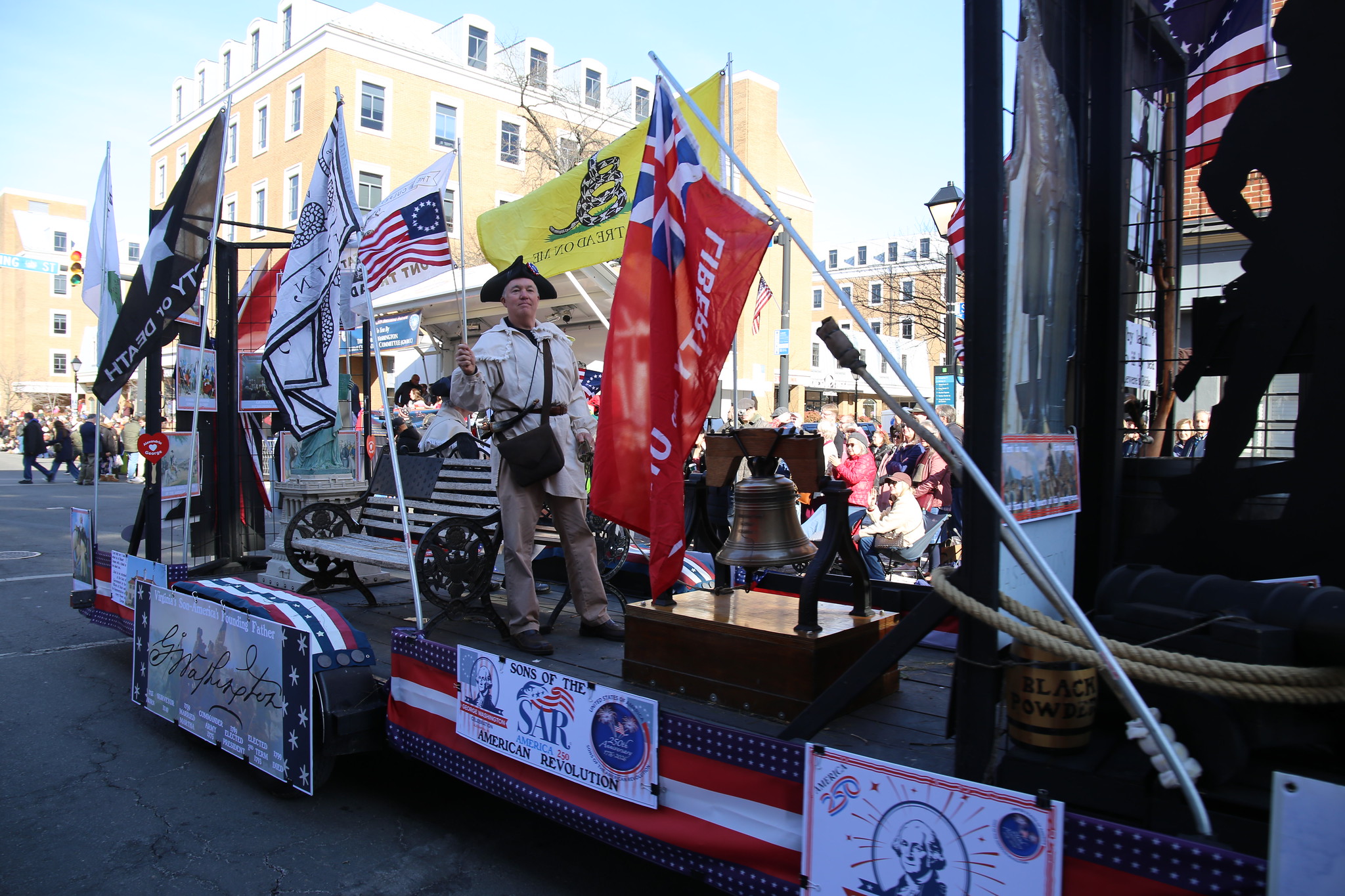 2026 George Washington Birthday Parade SAR float